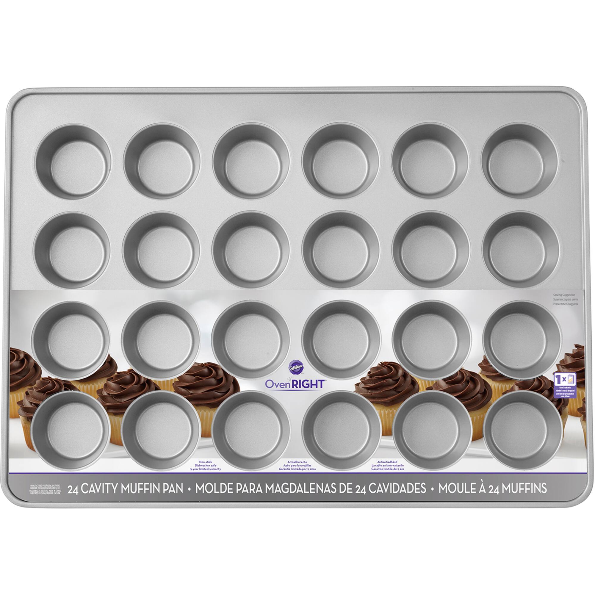 8 Pack: Non-Stick 24-Cavity Muffin Pan by Celebrate It®
